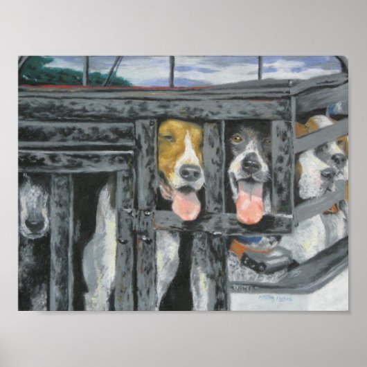 "Een jacht die we gaan maken" Poster (Voorkant)