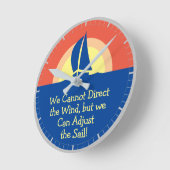 Een jacht met zonneschijn ronde klok (Hoek)