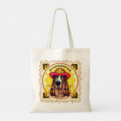 Een jachthond brandweerman tote bag (Achterkant)