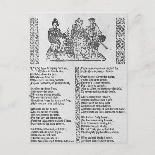 Een jachtplaats briefkaart (Voorkant)