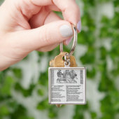 Een jachtplaats sleutelhanger (Hand)