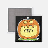 Een Jack-O-Lantern personaliseren,<TEXT> Magneet (Voorkant / Achterkant)
