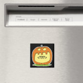 Een Jack-O-Lantern personaliseren,<TEXT> Magneet (Insitu (Vaatwasser))