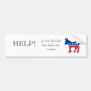 Een JACKASS heeft... Bumpersticker
