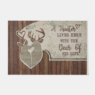 Een jager en de beste van zijn leven, nieuw huis deurmat