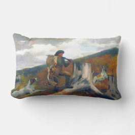 Een jager en honden Winslow Homer Circa 1891 Kussen