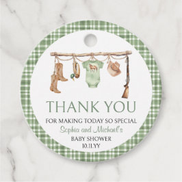 Een Jager Op Weg Baby Shower Bedankjes Labels