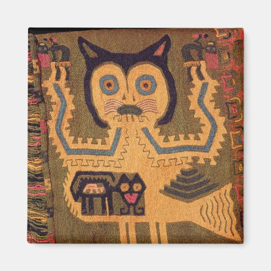 Een jaguar, Paracas Cultuur Magneet (Voorkant)