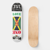 EEN JAH LIEFDE Skateboard (Voorkant)