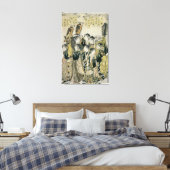 Een Japans orkest, Tosa School Canvas Afdruk (Insitu (Slaapkamer))