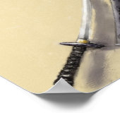 Een Japans zwaard Poster (Hoek)