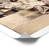 Een Japanse kledingwinkel, c.1890 (handgekleurde f Poster (Hoek)