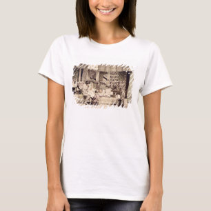 Een Japanse kledingwinkel, c.1890 (handgekleurde f T-shirt
