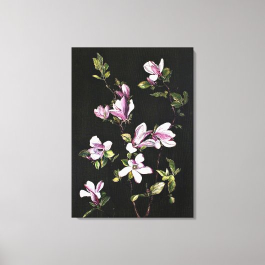 Een Japanse Magnolia Canvas Afdruk (Voorkant)