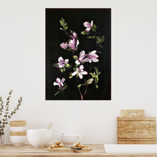 Een Japanse Magnolia Poster (Keuken)