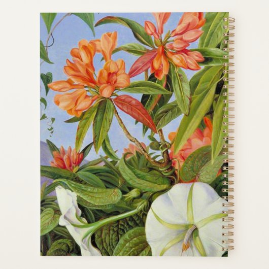 Een Javaanse Rododendron en Ipomoea Planner (Achterkant)