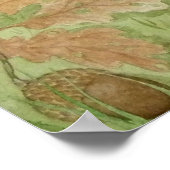 Een Jay in de herfst Poster (Hoek)