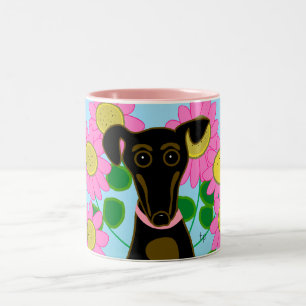 Een Jazzy Dag Tweekleurige Koffiemok