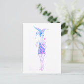 Een jester briefkaart (Staand voorkant)