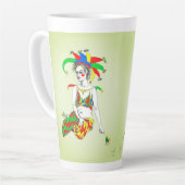 Een jester latte mok (Linkerhoek)