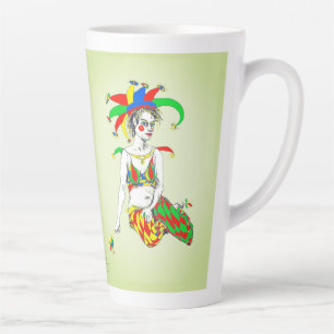 Een jester latte mok