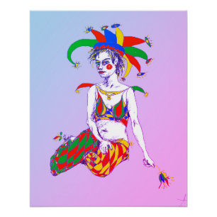 Een jester perfect poster