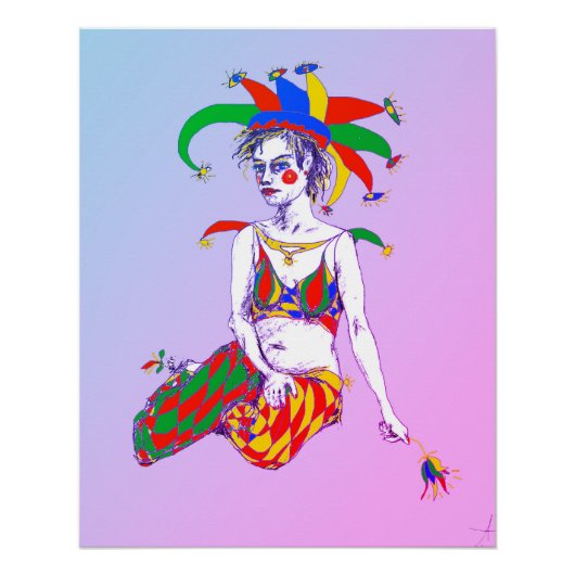 Een jester perfect poster (Voorkant)