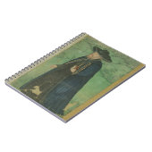 Een jezuïetenpriester, gegrift in het Perzisch: "J Notitieboek (Linkerzijde)