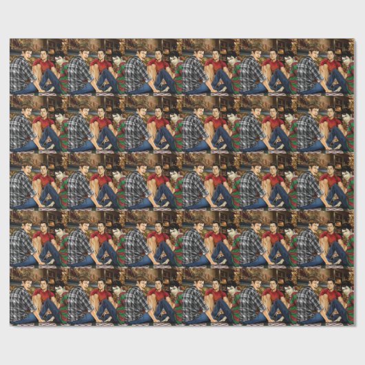 Een JoeBoy Kerstmis Cadeaupapier (Vlak)