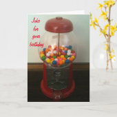 EEN JOKE VOOR JE "BROTHER'S BIRTHDAY" KAART (Gele Bloem)