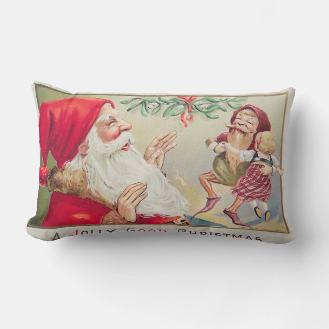 Een Jolly Good KerstPillow Kussen (Voorkant)