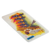 Een Jolly Halloween Black Cats met pompoenen  Magneet (Rechterzijde)