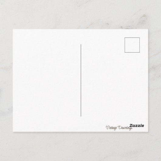 Een Jolly Halloween Custom Vintage Briefkaart (Achterkant)