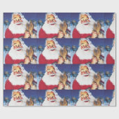 een jolly santa cadeaupapier (Vlak)