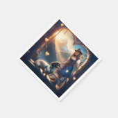 Een jong Alpenmeisje en haar liefdevolle teckel Servet (Hoek)