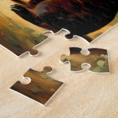 Een jong beer spelen met zijn moeder legpuzzel (Zijkant)