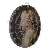 Een jong blademeisje (door Jan Lievens) Dartbord (Voorkant Links)