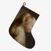 Een jong blademeisje (door Jan Lievens) Grote Kerstsok (Voorkant (Hangend))