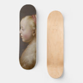 Een jong blademeisje (door Jan Lievens) Persoonlijk Skateboard (Voorkant)