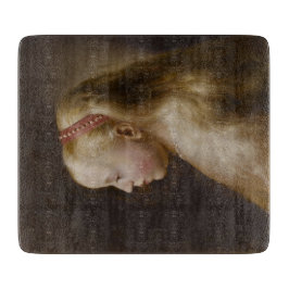 Een jong blademeisje (door Jan Lievens) Snijplank