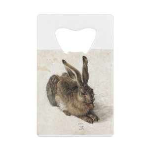 Een jong haar - Albrecht Durer - C1502 Creditkaart Flessenopener
