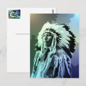 Een jong Indiase Man Briefkaart (Voorkant / Achterkant)