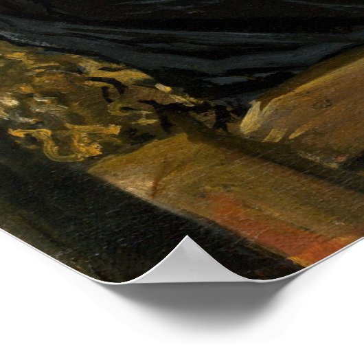 Een jong Man - Frans Hals Fine Art Poster (Hoek)