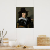 Een jong Man - Frans Hals Fine Art Poster (Keuken)