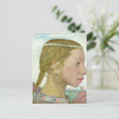 Een jong meisje briefkaart (Staand voorkant)