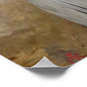 Een jong meisje in de klas, 1876 (olie op doek) poster (Hoek)