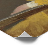 Een jong meisje lezen poster (Hoek)