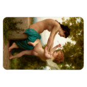 Een jong meisje verdedigt zichzelf tegen Eros Magneet (Horizontaal)