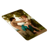 Een jong meisje verdedigt zichzelf tegen Eros Magneet (Rechterzijde)