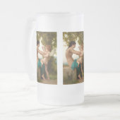 Een jong meisje verdedigt zichzelf tegen Eros Matglas Bierpul (Voorkant links)